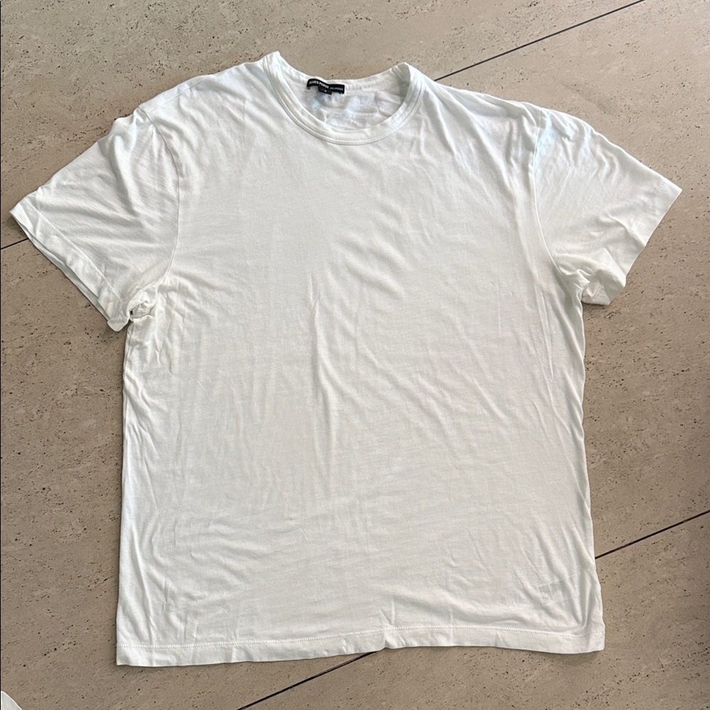 Men’s James Perse white t-shirt size 3 (L) never worn